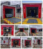 中國南昌，中國石化，隧道9刷電腦洗車機安裝調(diào)試中