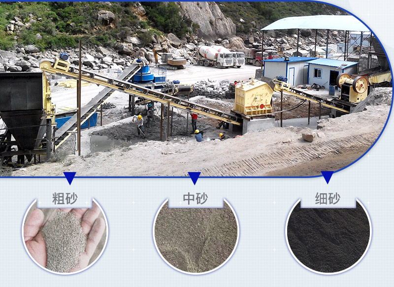 打沙機(jī)器配置的全套制砂生產(chǎn)線 打沙機(jī)器配置的全套制砂生產(chǎn)線
